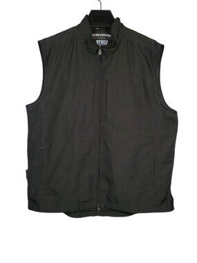 Scottevest RFID Travel Vest Men's XL Black TEC Multi-Pocket Utility Security